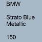 Preview: BMW, Strato Blue Metallic, 150.